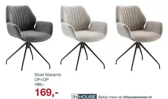 IN.HOUSE Stoel Masanta aanbieding