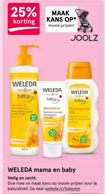 Etos WELEDA mama en baby aanbieding