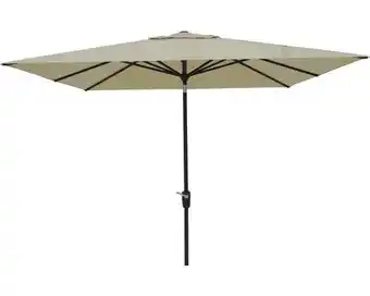 Hornbach SOLUNA Parasol Sarry polyesther ecru 250x250 cm aanbieding