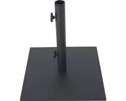 Hornbach Parasolstandaard staal 45x45 cm zwart aanbieding