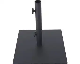 Hornbach Parasolstandaard staal 45x45 cm zwart aanbieding