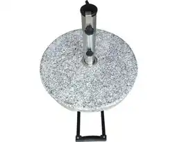 Hornbach SOLUNA Parasolvoet graniet Ø 55 cm, 50 kg aanbieding