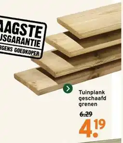 GAMMA Tuinplank geschaafd grenen aanbieding