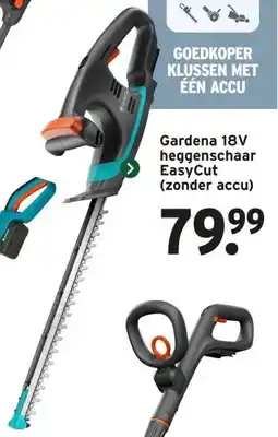 GAMMA Gardena 18V heggenschaar EasyCut (zonder accu) aanbieding