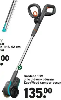 GAMMA Gardena 18V onkruidverwijderaar EasyWeed (zonder accu) aanbieding
