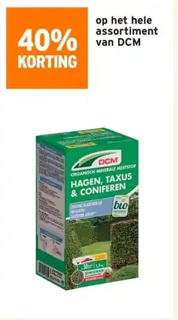 GAMMA 40% KORTING op het hele assortiment van DCM aanbieding
