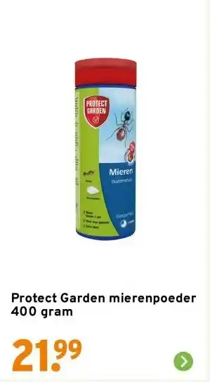 GAMMA Protect Garden mierenpoeder 400 gram aanbieding