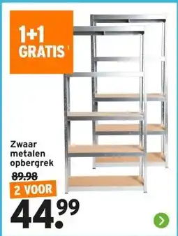 GAMMA Zwaar metalen opbergrek aanbieding