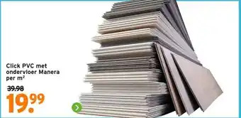 GAMMA Click PVC met ondervloer Manera per m² aanbieding