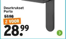 GAMMA Deurkrukset Porto aanbieding