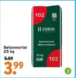 GAMMA Betonmortel 25 kg aanbieding