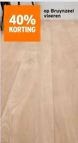GAMMA 40% KORTING op Bruynzeel vloeren aanbieding