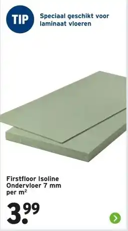GAMMA Firstfloor Isoline Ondervloer 7 mm per m² aanbieding