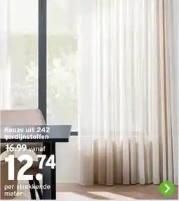 GAMMA Keuze uit 242 gordijnstoffen aanbieding