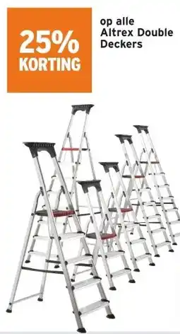 GAMMA 25% KORTING op alle Altrex Double Deckers aanbieding