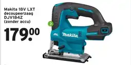 GAMMA Makita 18V LXT decoupeerzaag DJV184Z (zonder accu) aanbieding
