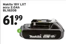 GAMMA Makita 18V LXT accu 2.0Ah BL1820B aanbieding