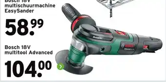 GAMMA Bosch 18V multitool Advanced aanbieding