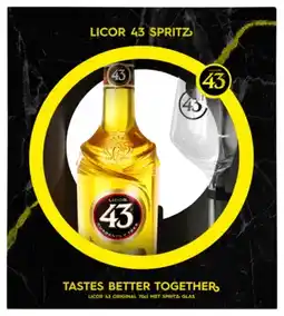 Gall & Gall Licor 43 Cadeaupakket met glas 70CL Likeuren aanbieding