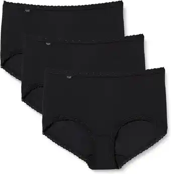 Amazon Sloggi 24/7 Cotton Lace Midi C3p dames Onderbroeken (3-Pack) aanbieding