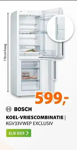Expert Bosch KGV33VWEP EXCLUSIV aanbieding