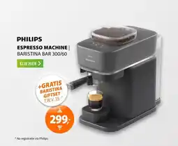 Expert Philips Baristina BAR300/60 Zwart aanbieding