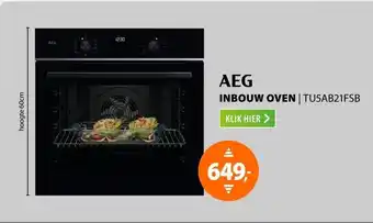 Expert AEG TU5AB21FSB aanbieding