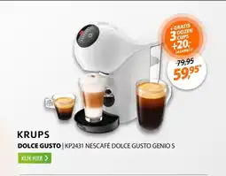 Expert Krups KP2431 NESCAFÉ Dolce Gusto GENIO S Basic Wit aanbieding