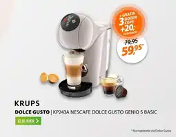 Expert Krups KP243A NESCAFE Dolce Gusto Genio S Basic aanbieding