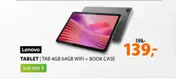 Expert Lenovo Tab 4GB 64GB Wifi + Book Case Grijs aanbieding