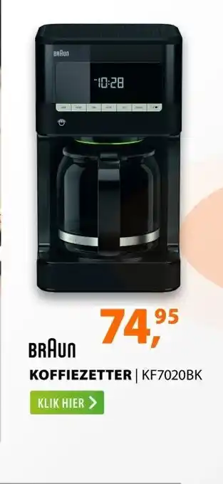 Expert Braun KF7020 Zwart aanbieding