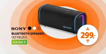 Expert Sony ULT Field 5 Zwart aanbieding