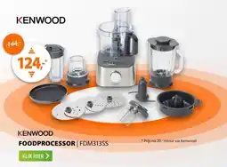 Expert Kenwood FDM313SS Zilver aanbieding