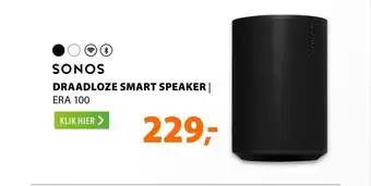Expert Sonos ERA 100 Zwart aanbieding