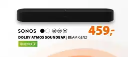 Expert Sonos BEAM Gen2 Zwart aanbieding