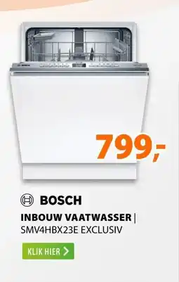 Expert Bosch SMV4HBX23E EXCLUSIV aanbieding