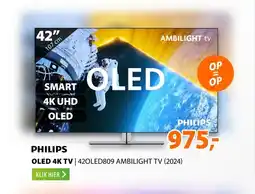Expert Philips 42OLED809 Ambilight (2024) aanbieding