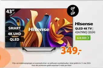 Expert Hisense 43A79NQ (2024) aanbieding