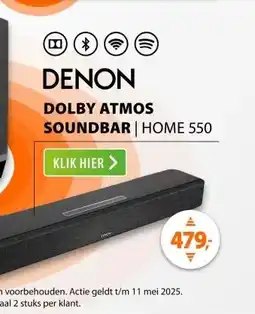 Expert Denon HOME 550 Zwart aanbieding
