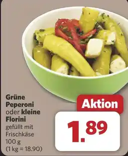 Combi Grüne Peperoni oder kleine Florini aanbieding