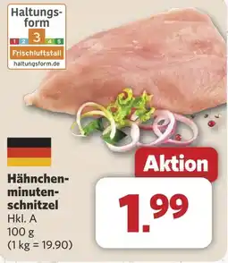 Combi Hähnchen- minuten- schnitzel aanbieding