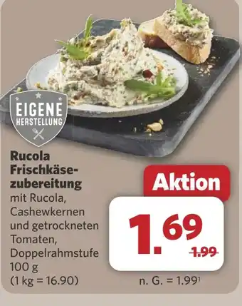 Combi Rucola Frischkäse- zubereitung aanbieding