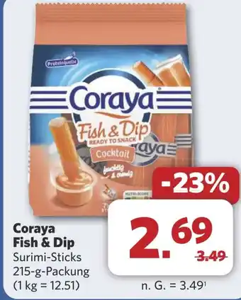 Combi Coraya Fish & Dip aanbieding