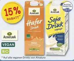 Combi 15% RABATT ALNATURA VEGAN BIO aanbieding