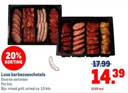 Makro Luxe barbecueschotels aanbieding