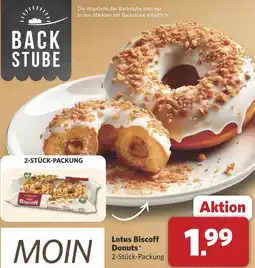 Combi Lotus Biscoff Donuts* aanbieding