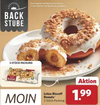 Combi Lotus Biscoff Donuts* aanbieding