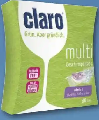 Combi Claro Geschirrspülmittel-Tabs aanbieding