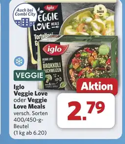 Combi Iglo Veggie Love oder Veggie Love Meals aanbieding