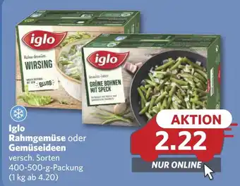 Combi Iglo Rahmgemüse oder Gemüseideen aanbieding